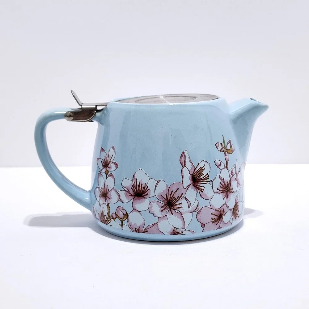 Alfred Tea Room Ceramic Teapot NO INFUSER Cherry Blossom Floral Sakura